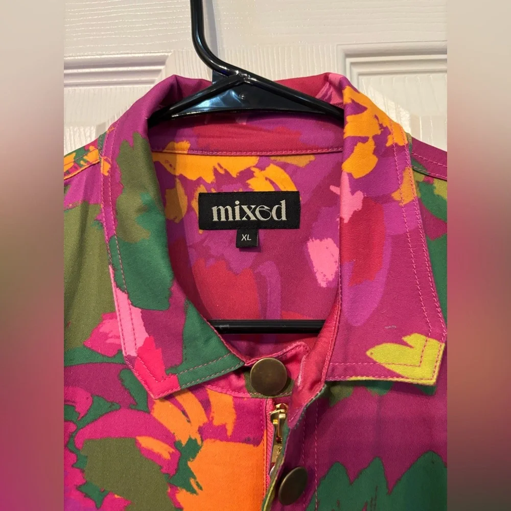 Colorful Floral Jumpsuit - Picture 10 of 12